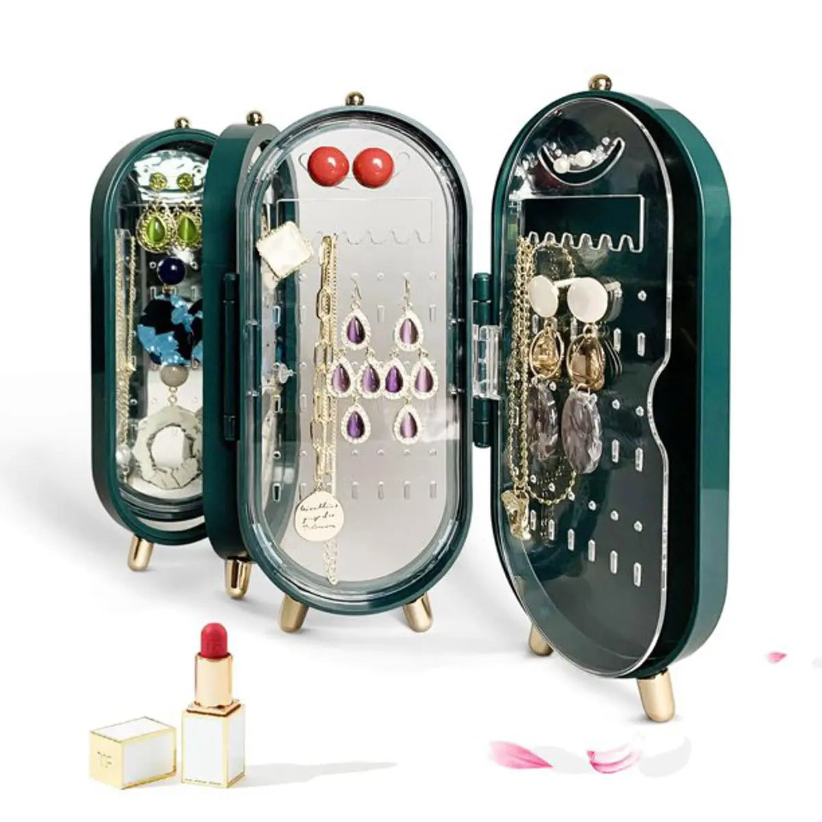 Jewellery Box Organiser With Mirror Time Store